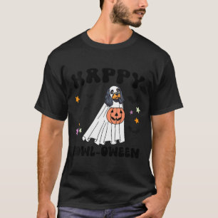 Womens Black And Tan Cocker Spaniel Boo Dog T-Shirt