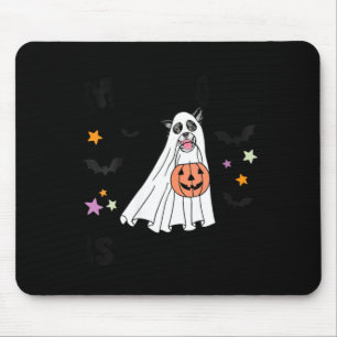 Womens Black And White Border Collie Boo Dog Mouse Mat