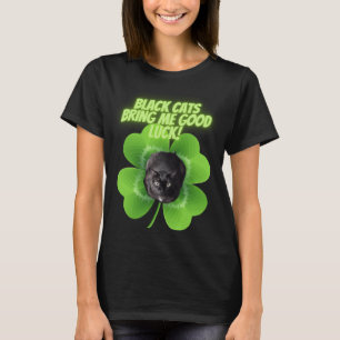 Women's Black Cats Bring Me Good Luck T-Shirt