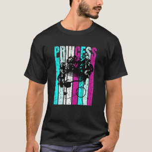 Womens Black Princess African American Woman Black T-Shirt