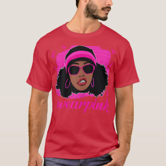 Womens Black Women Wear pink cute breast cancer aw T-Shirt