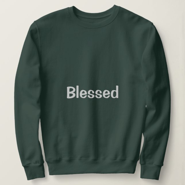 Women's Blessed Basic Sweatshirt (Design Front)
