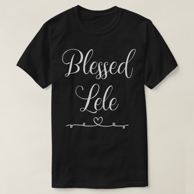 Womens Blessed Lele  T-Shirt (Design Front)