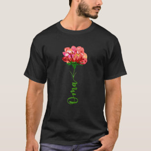 Womens Blessed Oma World's Best Mama Ever Omama An T-Shirt