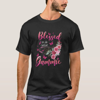 Womens Blessed To Be Called Gammie Cute Girls Wome T-Shirt