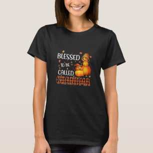 Womens Blessed To Be Called Grandma Halloween T-Shirt