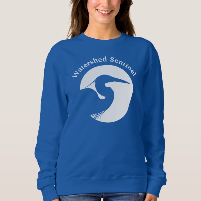Women's blue sweatshirt  (Front)