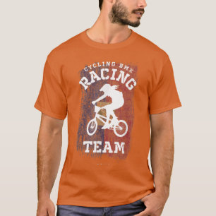 Womens BMX Bike Haiti Flag Biking Cycling Racing B T-Shirt