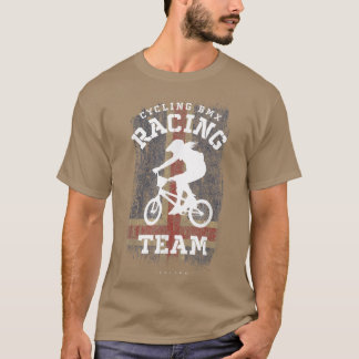 Womens BMX Bike Iceland Flag Biking Cycling Racing T-Shirt