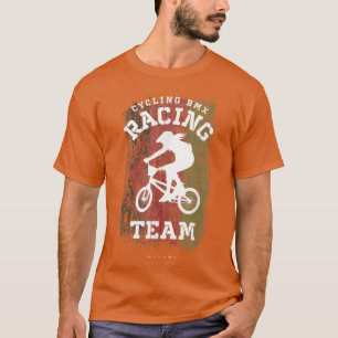 Womens BMX Bike Malawi Flag Biking Cycling Racing T-Shirt