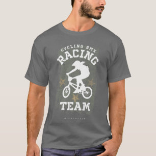 Womens BMX Bike Micronesia Flag Biking Cycling Rac T-Shirt