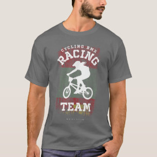 Womens BMX Bike Mongolia Flag Biking Cycling Racin T-Shirt