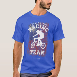 Womens BMX Bike Taiwan Flag Biking Cycling Racing  T-Shirt