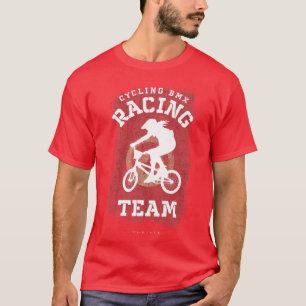 Womens BMX Bike Tunisia Flag Biking Cycling Racing T-Shirt