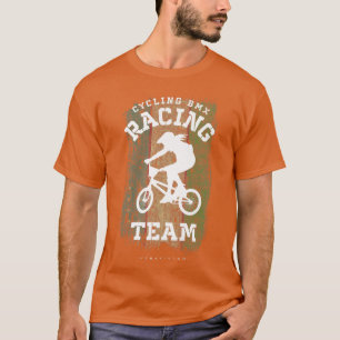 Womens BMX Bike Uzbekistan Flag Biking Cycling Rac T-Shirt