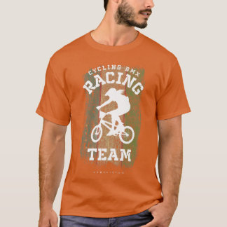 Womens BMX Bike Uzbekistan Flag Biking Cycling Rac T-Shirt