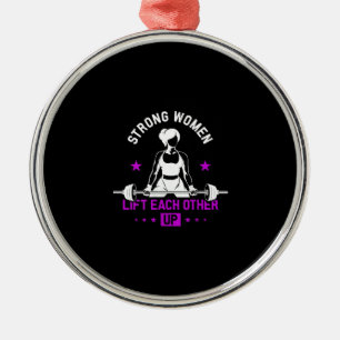Womens Bodybuilding Gym Workout And Funny Training Metal Tree Decoration