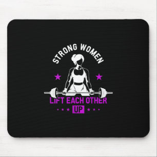 Womens Bodybuilding Gym Workout And Funny Training Mouse Mat