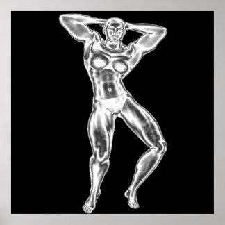 Womens Bodybuilding Poster