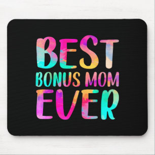 Womens bonus mom ever colorful mouse mat