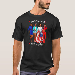 Womens Boston Girls Trip 2021 Cool Black Womens Va T-Shirt