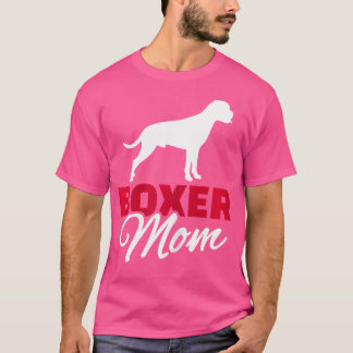 Womens Boxer Mum T-Shirt