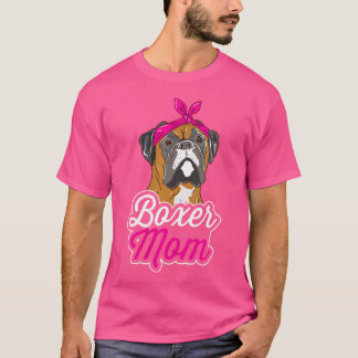 Womens Boxer Mum T-Shirt