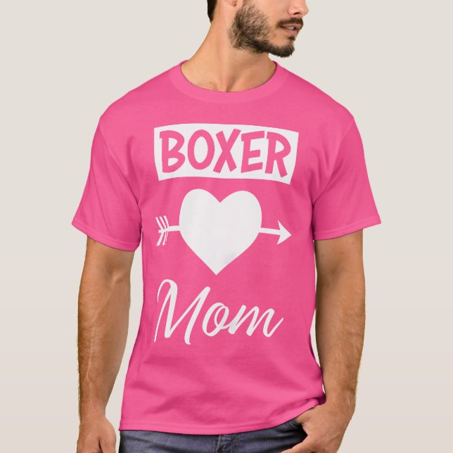 Womens Boxer Mum T-Shirt (Front)