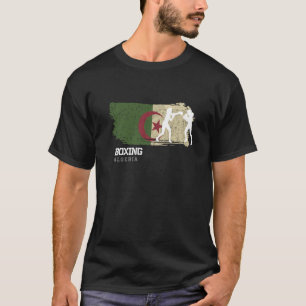 Womens Boxing Algeria Combat Sports Fighter Boxing T-Shirt