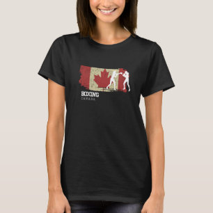 Womens Boxing Canada Combat Sports Fighter Boxing  T-Shirt