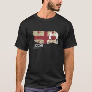 Womens Boxing Georgia Combat Sports Fighter Boxing T-Shirt