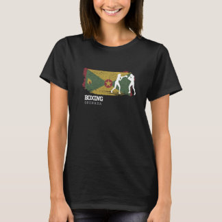 Womens Boxing Grenada Combat Sports Fighter Boxing T-Shirt