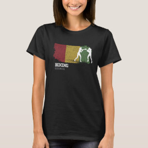 Womens Boxing Guinea Combat Sports Fighter Boxing T-Shirt