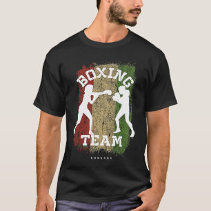 Womens Boxing Hungary Combat Sports Fighter Boxing T-Shirt