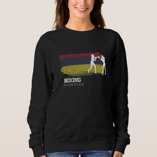 Womens Boxing Mauritius Combat Sports Fighter Boxi Sweatshirt