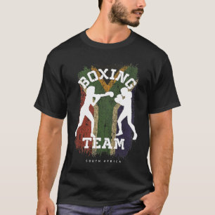 Womens Boxing South Africa Combat Sports Fighter B T-Shirt
