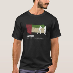 Womens Boxing United Arab Emirates Combat Fighter T-Shirt