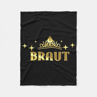 Womens Braut Bachelorette Party Bridesmaid Wedding Fleece Blanket