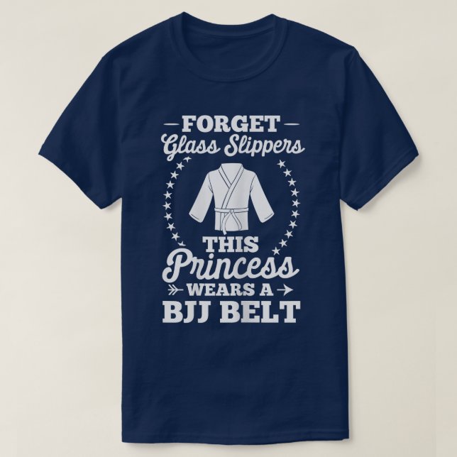 Womens Brazilian Jiu Jitsu Beginner Fighter BJJ Tr T-Shirt (Design Front)