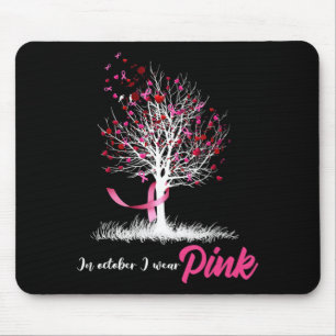 Womens Breast Cancer Awareness, In October We Wear Mouse Mat