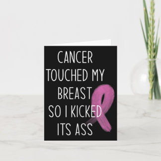 Womens Breast Cancer Survivor Awareness Quote With Card