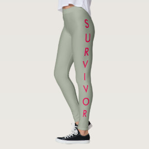 WOMEN'S BREAST CANCER SURVIVOR LEGGINGS