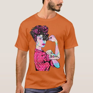 Womens Breast Cancer Warrior  Awareness  Support B T-Shirt