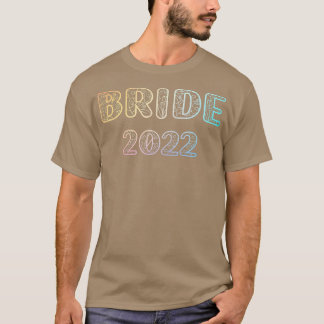 Womens Bride 2022  Bride And Groom Tees Wedding An