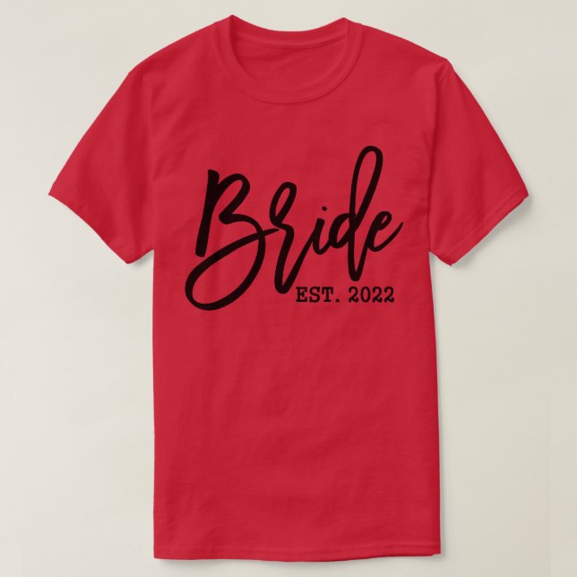 Womens Bride 2022  T-Shirt (Design Front)