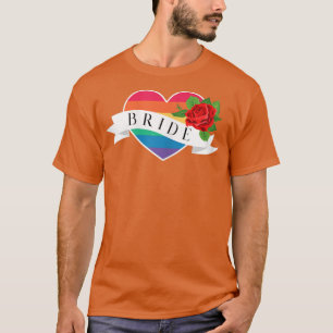 Womens Bride LGBT Lesbians Homoseual Marriage  T-Shirt