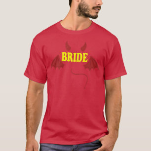 Womens bride to be, team bride, bride, just marrie T-Shirt