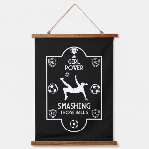 Womens British British Soccer Hanging Tapestry