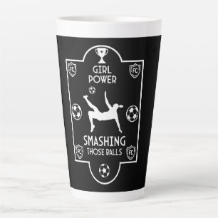 Womens British British Soccer Latte Mug