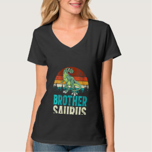 Womens Brothersaurus T Rex Dinosaur Brother Saurus T-Shirt